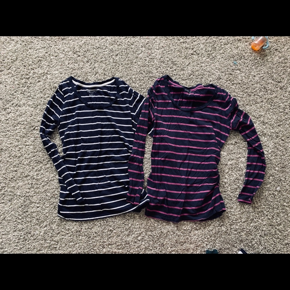 Liz Lange maternity shirt bundle